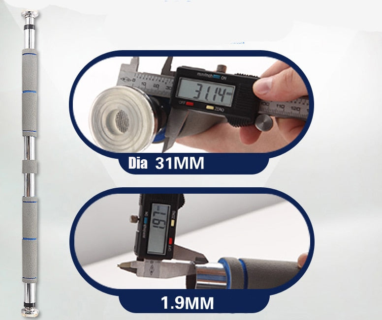 Barra de Dominadas Ajustable para Pared